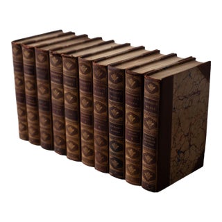 Parkman's Works, Ten Volumes in Three-Quarter Leather, 1905 For Sale