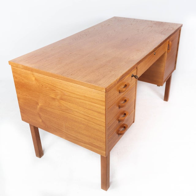 Danish Teak Desk, 1960s For Sale - Image 12 of 17