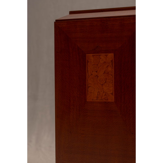 Mid-Century French Art Deco Style Cabinet, 1940s For Sale - Image 11 of 15