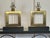 Mid-Century Modern Mid 20th Century Mid Century Modern Hollywood Regency Square Brass Table Lamps, a Pair For Sale - Image 3 of 12
