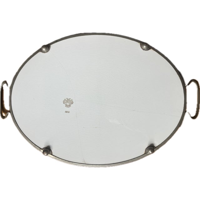 Villeroy & Boch Antique Villeroy & Boch Secessionist Porcelain Serving Tray C. 1905 For Sale - Image 4 of 6