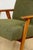Vintage Lounge Chair in Green Olive Boucle, 1970s For Sale - Image 9 of 11