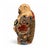 Tan Vintage Japanese Moriage Happy Buddha Figurine Large Hand Painted Laughing Buddha Statue For Sale - Image 8 of 10