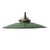 Green French Green Enamel & Brass Pendant Light For Sale - Image 8 of 8
