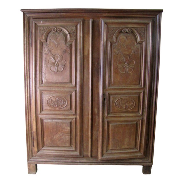 Antique Baroque Cabinet in Oak For Sale