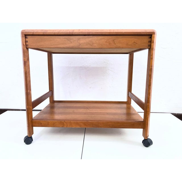 Danish Teak Bar Cart by Aksel Kjersgaard, 1960s For Sale - Image 13 of 14