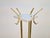 Italian Carrara Marble and Brass Freestanding Coat Rack, 1960s For Sale - Image 4 of 8