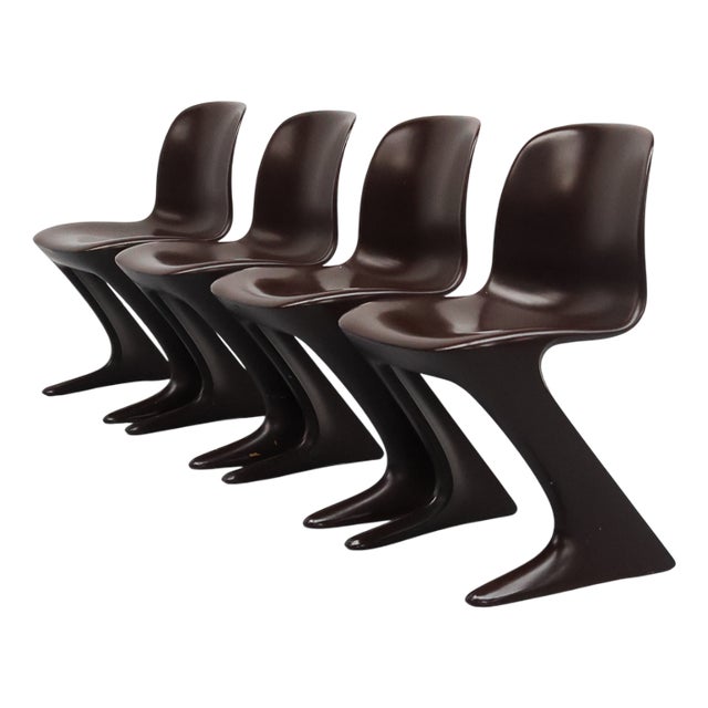 Z Chairs by Ernst Moeckl for Horn Collection 1970s, Set of 4 For Sale