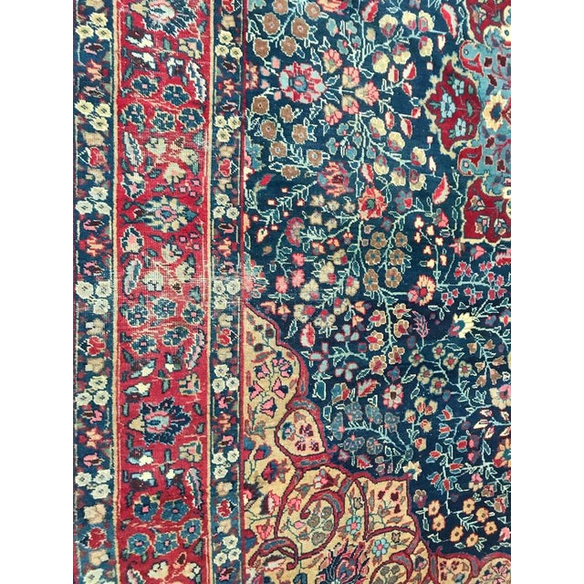 Large Vintage Tabriz Rug, 1890s For Sale - Image 9 of 15