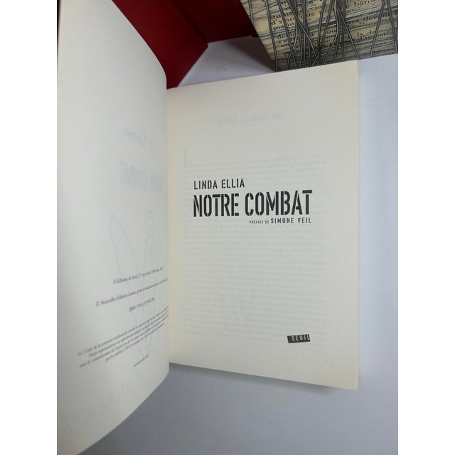 2000s Illustrated Quarto, Linda Ellia's Notre Combat, Signed - 1 Book For Sale In San Francisco - Image 6 of 14