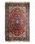 Hand-Knotted Jaipur Wool Rug with Floral Design, India, Late 20th Century For Sale - Image 9 of 9