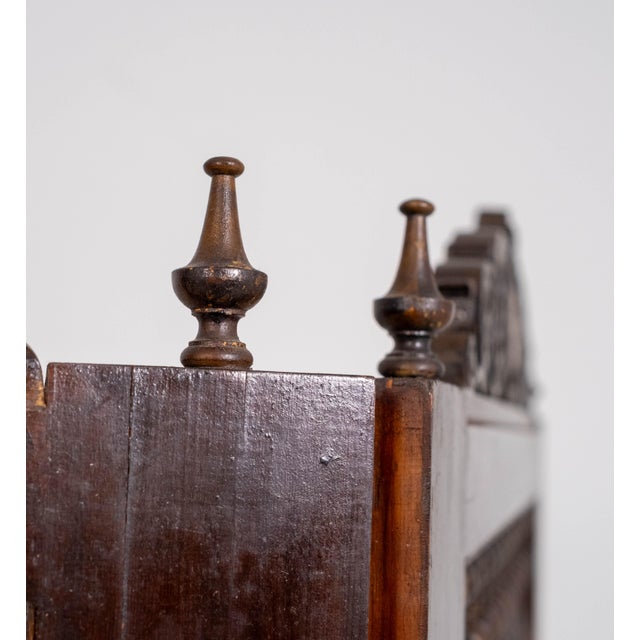 Traditional Vintage Aesthetic Movement Stick & Ball 3 Section Folding Screen For Sale - Image 3 of 14