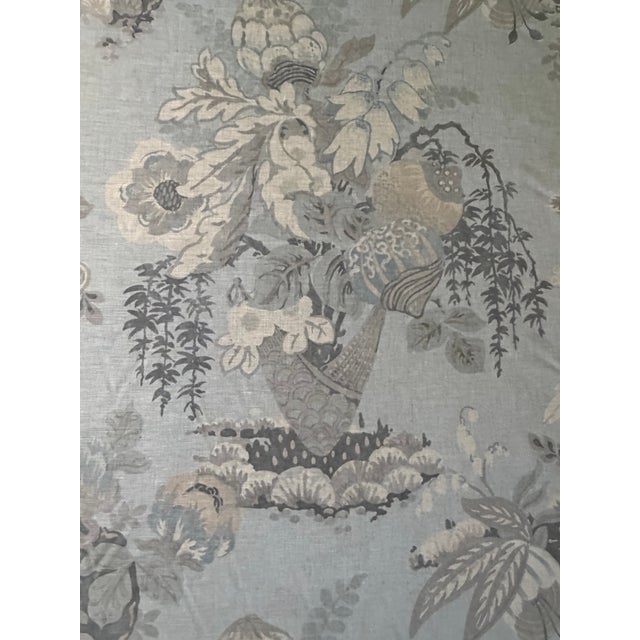 Textile Anna French Af9642 Fairbanks Spa Blue Fabric 3 3/8 Yards For Sale - Image 7 of 7