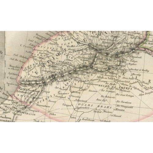 North Africa Map by Lapie, 1837 For Sale - Image 11 of 13