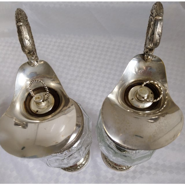 Glass Vintage Vecchia Romagna Wine Decanters, 1950s, Set of 2 For Sale - Image 7 of 13