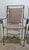Solid Wrought Iron and Raffia/Rattan Uniquely Treated Armchairs - Set of 3 For Sale - Image 9 of 13