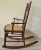 Wood Antique Early 20th Century Rj Horner Faux Bamboo Wood Wicker Seat Child's Rocking Chair For Sale - Image 7 of 11