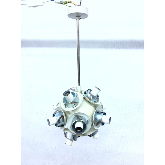 1970s Space Age Sputnik Chandelier from Kaiser-Leuchten, 1970s For Sale - Image 5 of 14