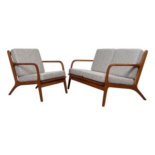 Vintage Model 2315-C Sofa Set by Adrian Pearsall, 1960s, Set of 2 For Sale