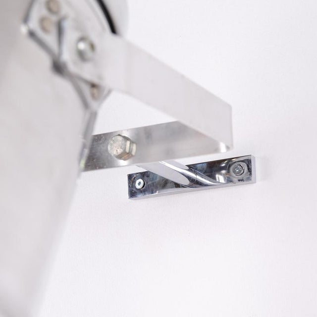 Vintage Spotlight Lamp in Polished Aluminium, 1950s For Sale - Image 6 of 10