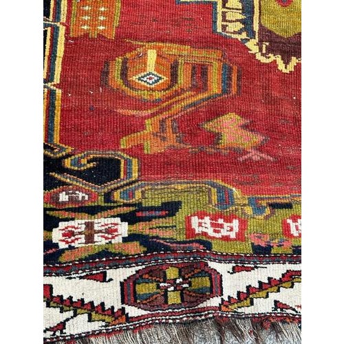 Colourful Kurdish Rug, 1890s For Sale - Image 18 of 18