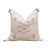 White Kasbah Silk Rug Pillow For Sale