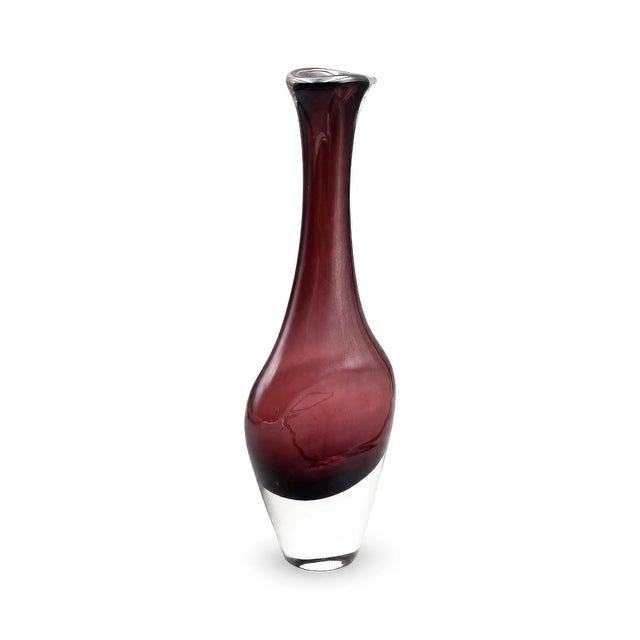 1960s Sommerso Glass Vase by Nils Landberg for Orrefors, 1960s For Sale - Image 5 of 12
