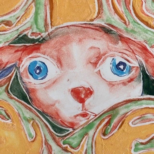 Hand Painted Italian Decorative Tile For Sale - Image 9 of 14