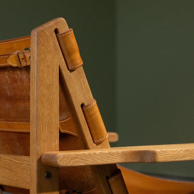 Wood Model 168 Lounge Chairs in Cognac Leather with Oak Frames by Kurt Østervig, Denmark, 1960s, Set of 2 For Sale - Image 7 of 11