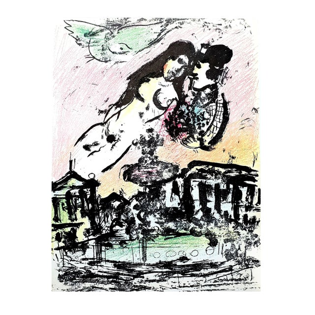 Marc Chagall - Original Lithograph 1963 For Sale - Image 6 of 7