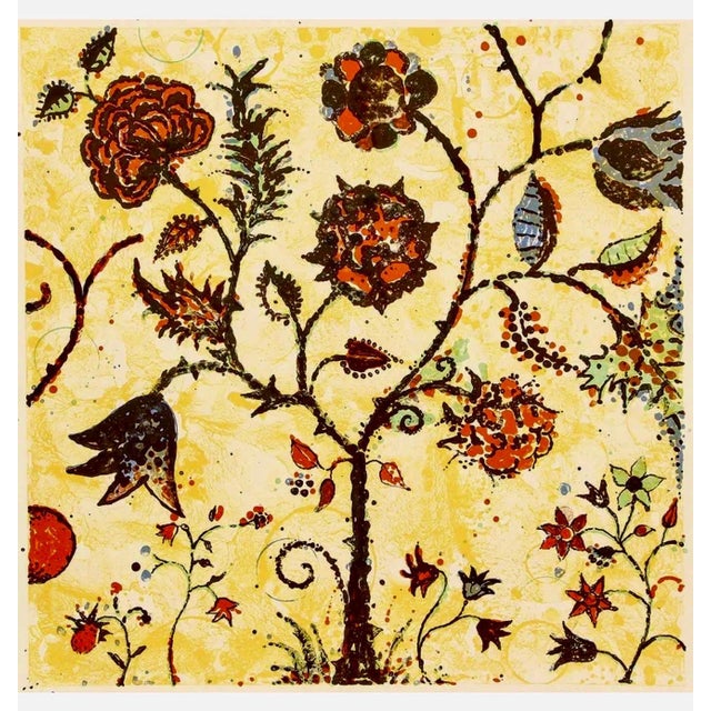 Dan Rizzie, Modernist 1998 Flowering Tree Color Lithograph Dan Rizzie Mod Collage Artist, 1998 For Sale In Miami - Image 6 of 6