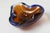 Orange, Blue and Clear Bubble Murano Glass Ashtray, 1960 For Sale - Image 15 of 15