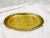 English Vintage Brass Faux Bamboo Tray For Sale - Image 3 of 7