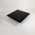 Large coffee table with a glossy lacquered wood top featuring a blue geometric pattern. The top rests on two lacquered...