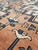 Antique Persian Serapi Carpet, Geometric, Ivory Hand Knotted Wool Oriental Rug For Sale - Image 14 of 18