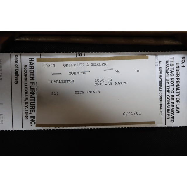 Wood Harden Charleston Collection Cherry Georgian Claw-and-Ball Dining Chairs – Set of 6 For Sale - Image 7 of 17