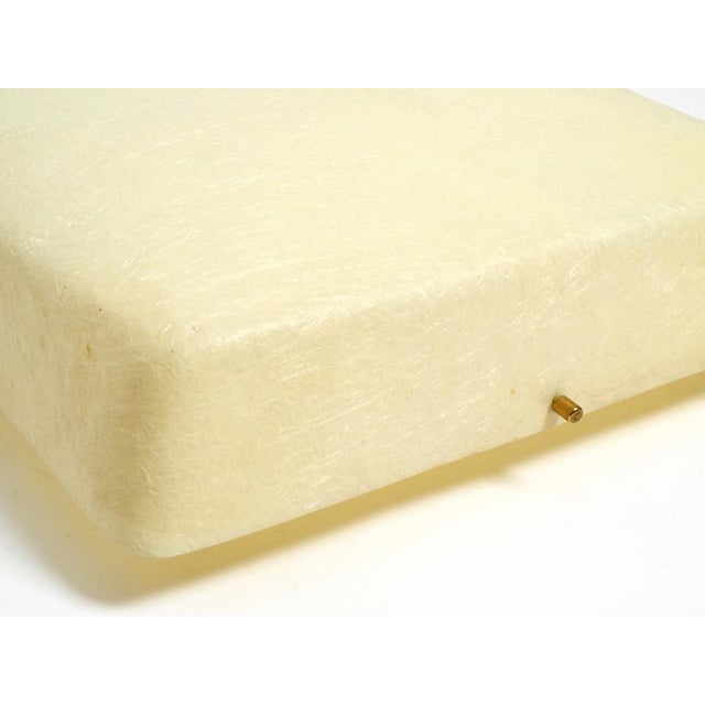 Mid-Century Modern Square Fiberglass Ceiling or Wall Lamp, 1950s For Sale - Image 11 of 18