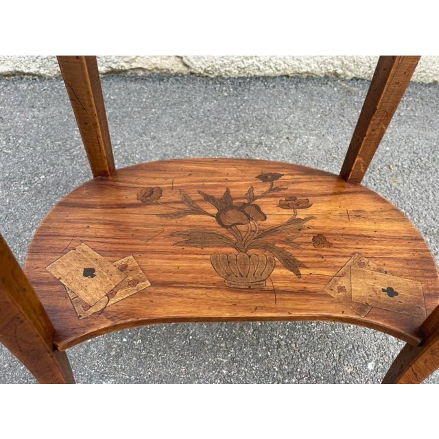 Antique Inlaid Kidney Shaped Table For Sale - Image 18 of 18