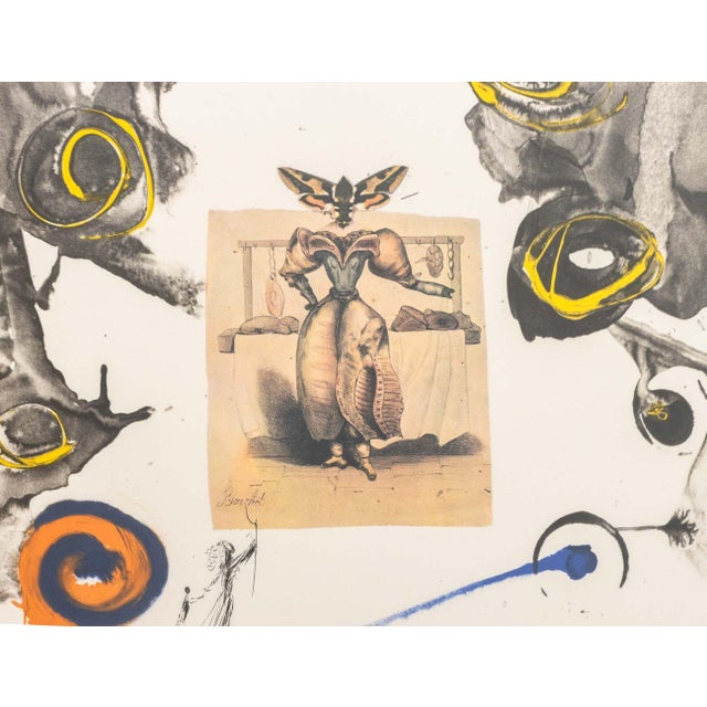 Salvador Dalí Salvador Dali "Surrealist Gastronomy" Etching, 1971 For Sale - Image 4 of 10
