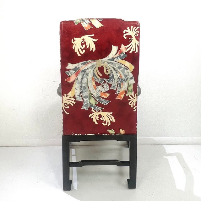 Set of 8 1970s Mario Buatta for Widdicomb Dining Chairs For Sale - Image 9 of 17