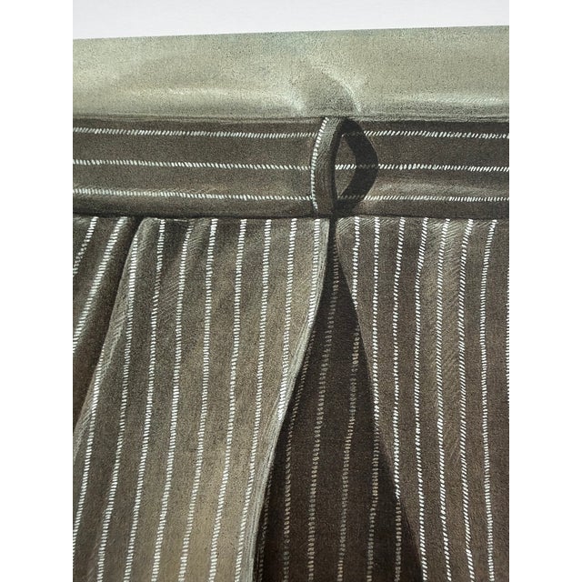 Paper Domenico Gnoli, Striped Trouses, 1994, Print For Sale - Image 7 of 8