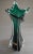Clear and Emerald Green Sommerso Murano Glass Vase, 1950s, in Very Good conditions. Designed 1950 to 1959