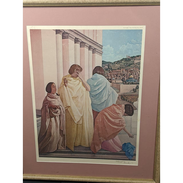 1973 Harold Bruder Pencil-Signed Holy City Art Print – 1972 Nyc Gallery Provenance For Sale - Image 9 of 13