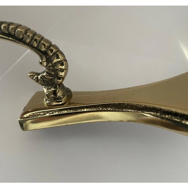 1940s Brass Display Stand Renaissance Revival 4" Opening For Sale - Image 11 of 12