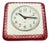 Ceramic Wall Clock from Zahleis Bamberg, 1970s For Sale