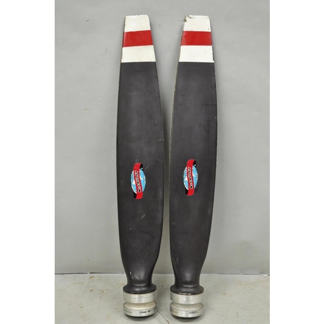 Vintage McCauley TCP3EA Aluminum Propeller Blades Model 90DCB-8 - 2 Pc Set (NOT tested or inspected for aerial use). Circa...
