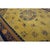 1920s Yellow Field Medallion Classic Greek Key Antique Chinese Peking Wool Rug For Sale - Image 4 of 5