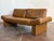 Animal Skin Vintage 1980's Italian Leather Postmodern Sofa For Sale - Image 7 of 9