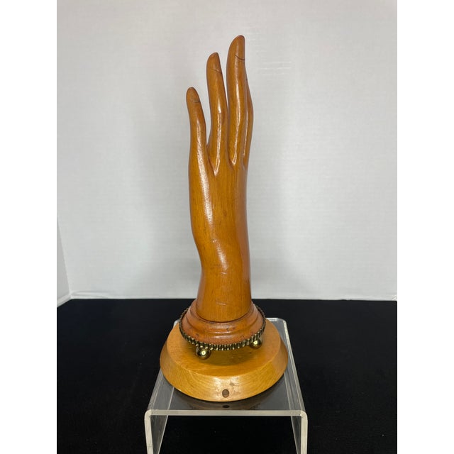 Industrial Wooden Hand Glove Display, 1800s For Sale - Image 3 of 5