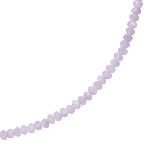 Modern Kunzite 18k Gold Necklace For Sale - Image 3 of 8